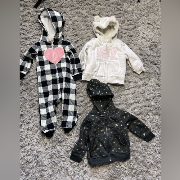 12 Month Baby Girl Jacket Lot - Picture 1 of 12